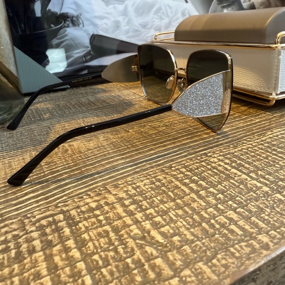 NEW Jimmy Choo Black Sunglasses Elegant Accessories - Picture 11 of 13